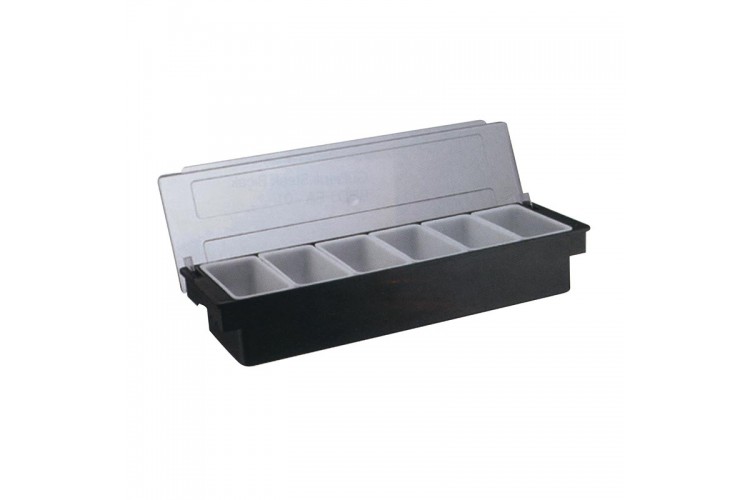 Kapaklı Polikarbon Bar Konteyner, 6'lı, 50x16x9 cm Kapaklı Polikarbon Bar Konteyner, 6'lı, 50x16x9 cm