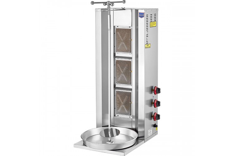 3 Radyanlı Gazlı Döner Ocağı