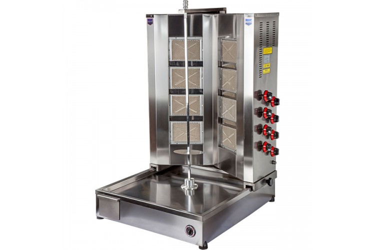 8 Radyanlı Alttan Motorlu Gazlı Döner Ocağı