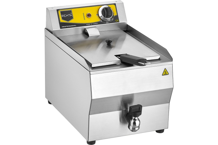 Elektrikli 8 LT Tahliye Musluklu Fritöz