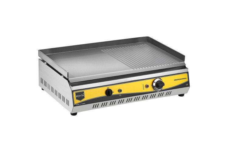 Elektrikli Pleyt Izgara Yarı Oluklu 70cm