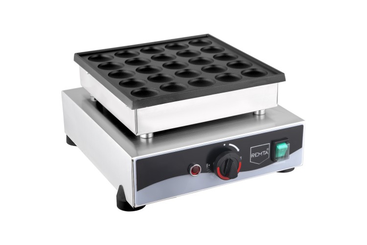 Elektrikli 25'li Yuvarlak Bubble Pankek Makinesi 