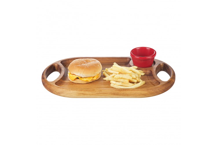 Cevizli Hamburger Sunumu (sosluklu) Cevizli Hamburger Sunumu (sosluklu)