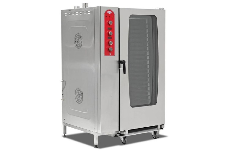 Elektrikli 40-T Plus Konveksiyonlu Fırın 40×1/1 Gn + 20×2/1 Gn Küvet Kapasiteli Elektrikli 40-T Plus Konveksiyonlu Fırın 40×1/1 Gn + 20×2/1 Gn Küvet Kapasiteli