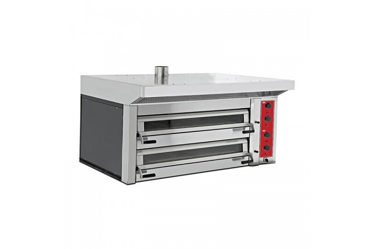Elektrikli Gold Midi Pizza Fırın Çift Katlı 34 Cm x 4+4 Pizza Kapasiteli