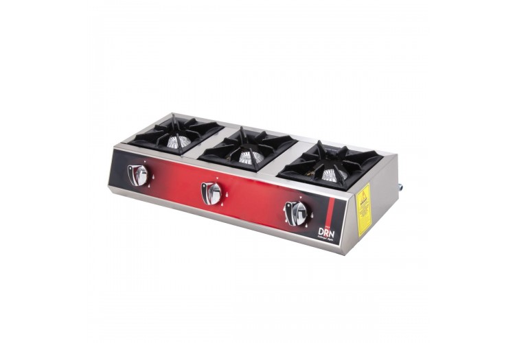 Set Üstü Mini Ocak 3’lü 75×30 Gazlı
